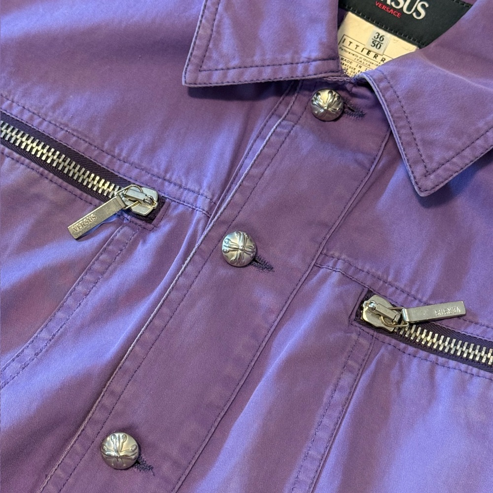 VERSACE Vintage Purple Vest